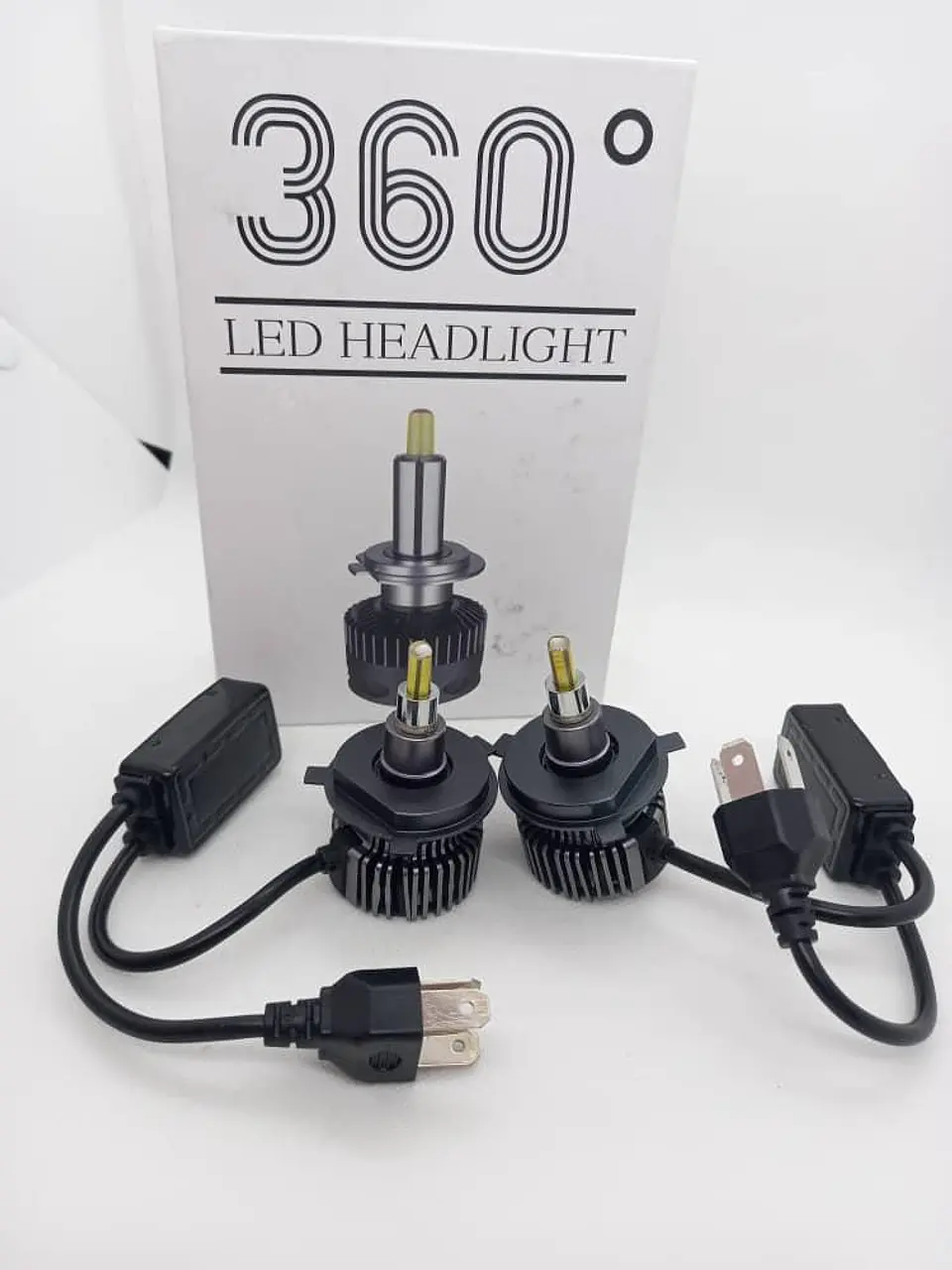 Par Ampolletas turboled H4 Led Headlight 360 grados 1