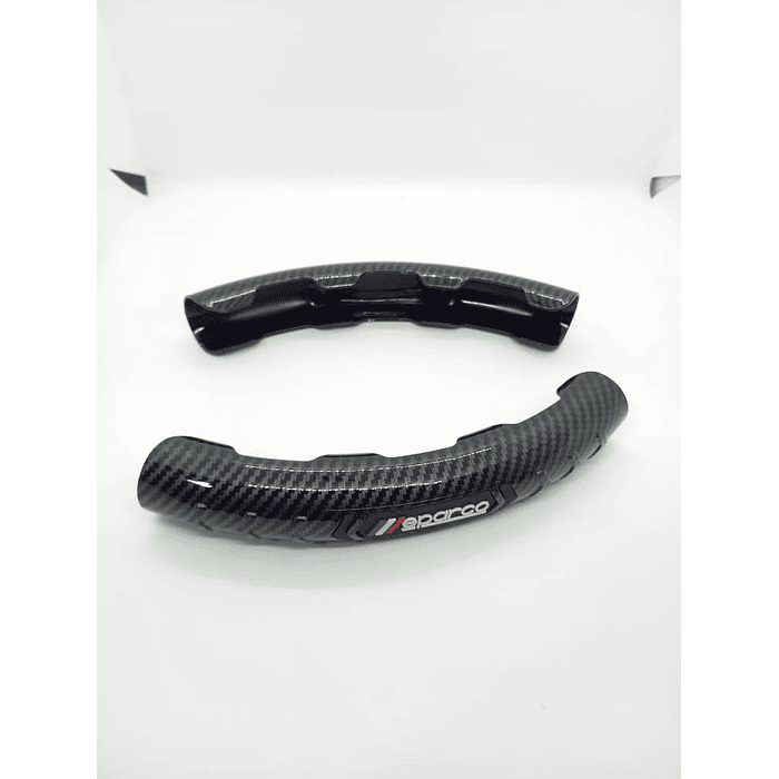 Cubre volante cubierta embellecedor antideslizante de auto, 2 piezas 11