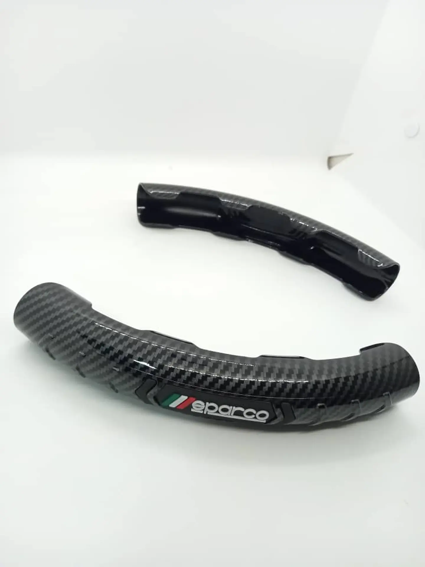 Cubre volante cubierta embellecedor antideslizante de auto, 2 piezas 13