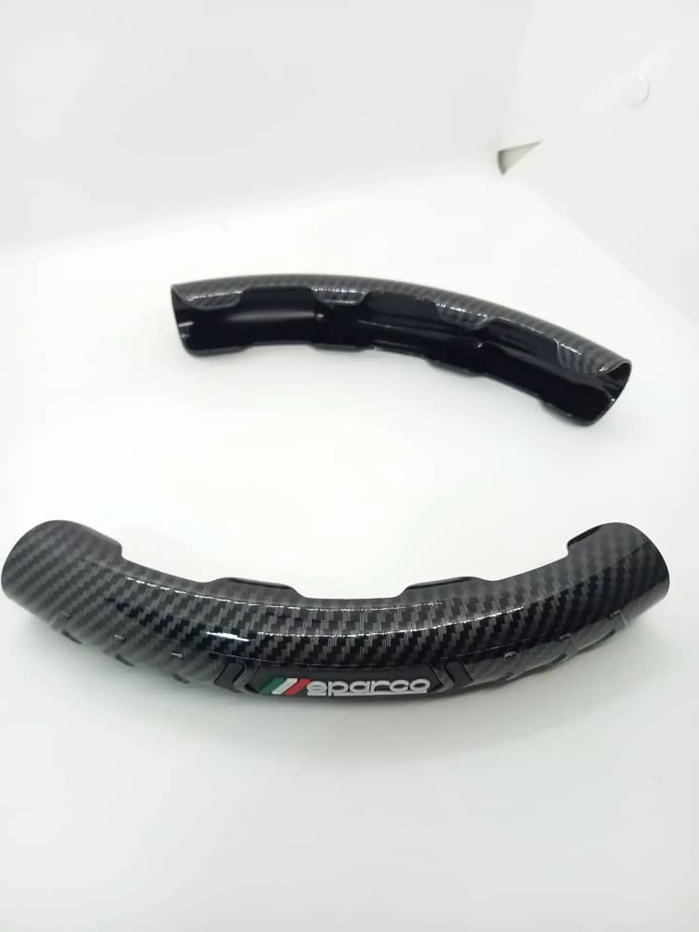 Cubre volante cubierta embellecedor antideslizante de auto, 2 piezas 14