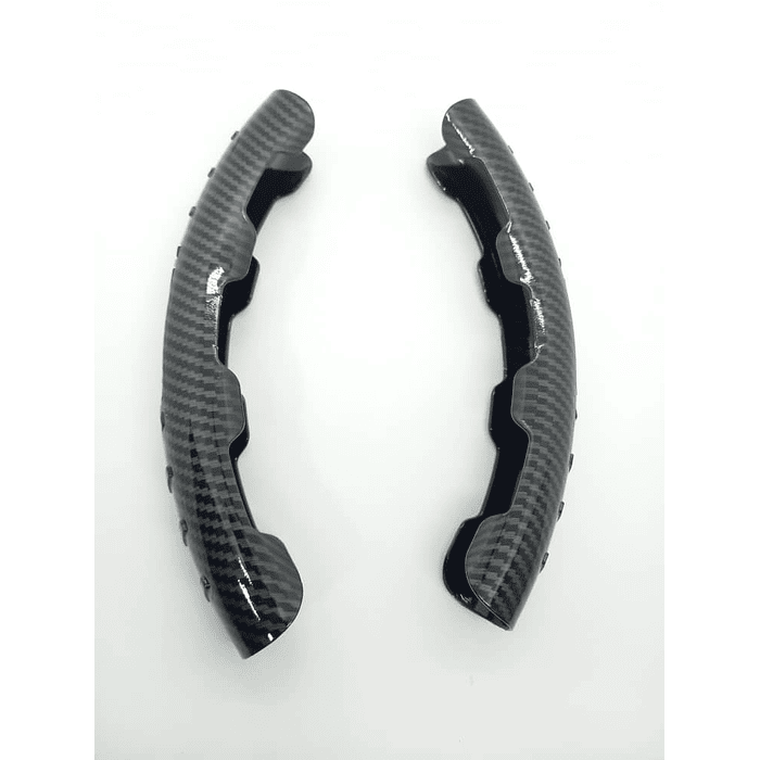 Cubre volante cubierta embellecedor antideslizante de auto, 2 piezas 15