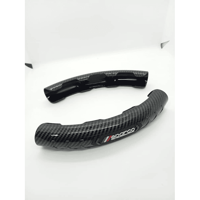 Cubre volante cubierta embellecedor antideslizante de auto, 2 piezas 16