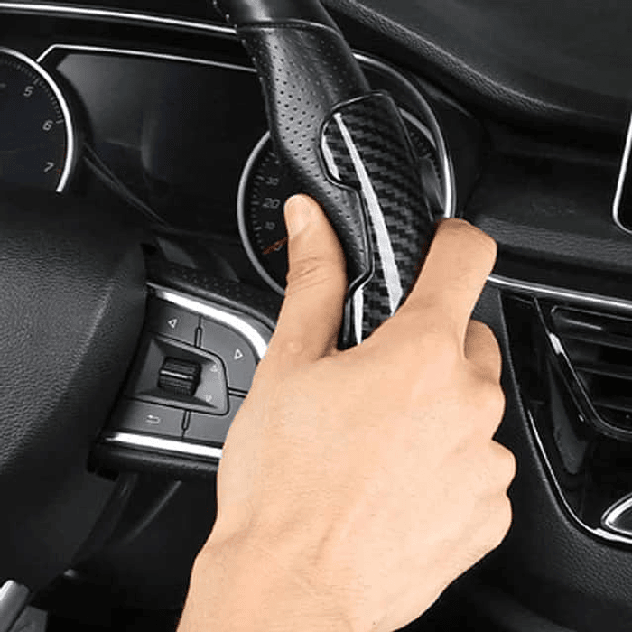 Cubre volante cubierta embellecedor antideslizante de auto, 2 piezas 17