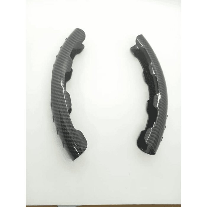 Cubre volante cubierta embellecedor antideslizante de auto, 2 piezas 18