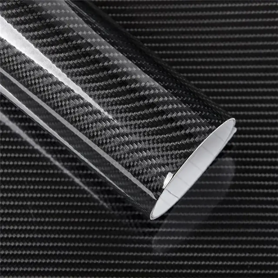 Papel Vinilo - Wrapp adhesivo con canales de aire Tipo fibra de 9