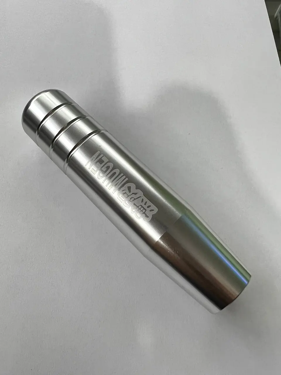 Pomo perilla palanca cambios aluminio 13cm Mugen - plateado 3