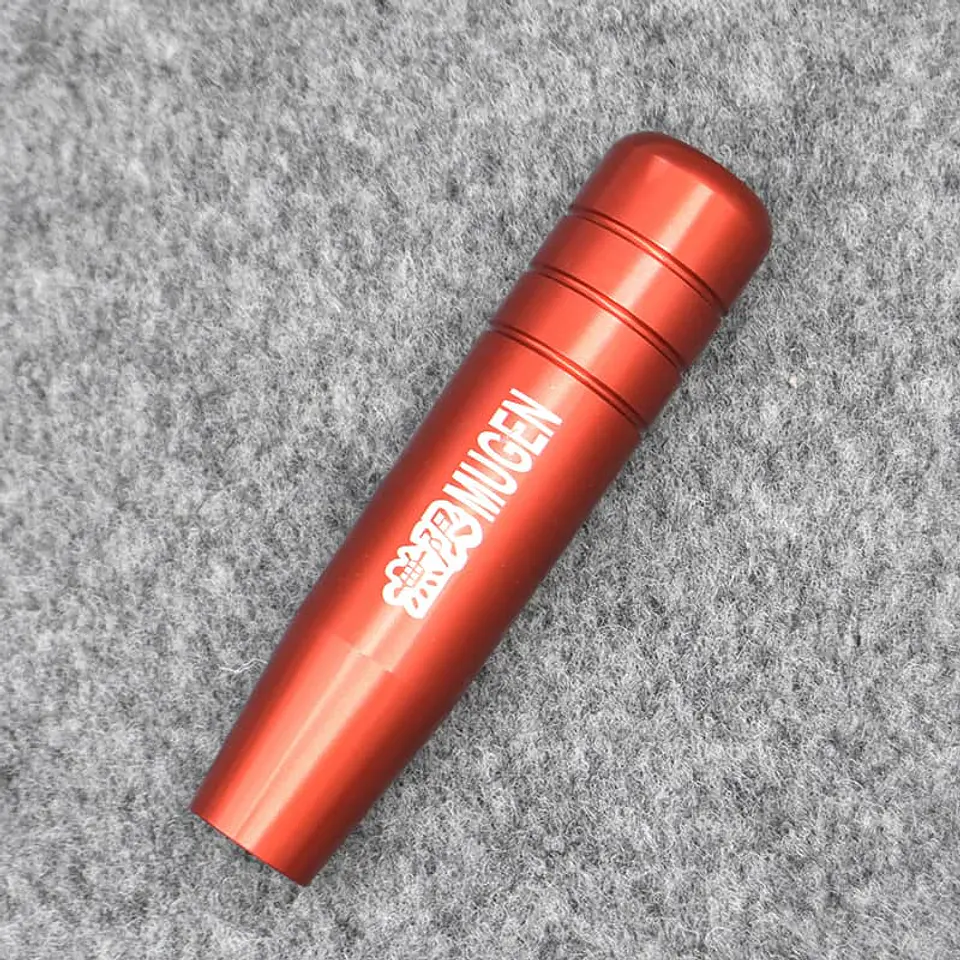 Pomo perilla palanca cambios aluminio 13cm Mugen - Rojo 2