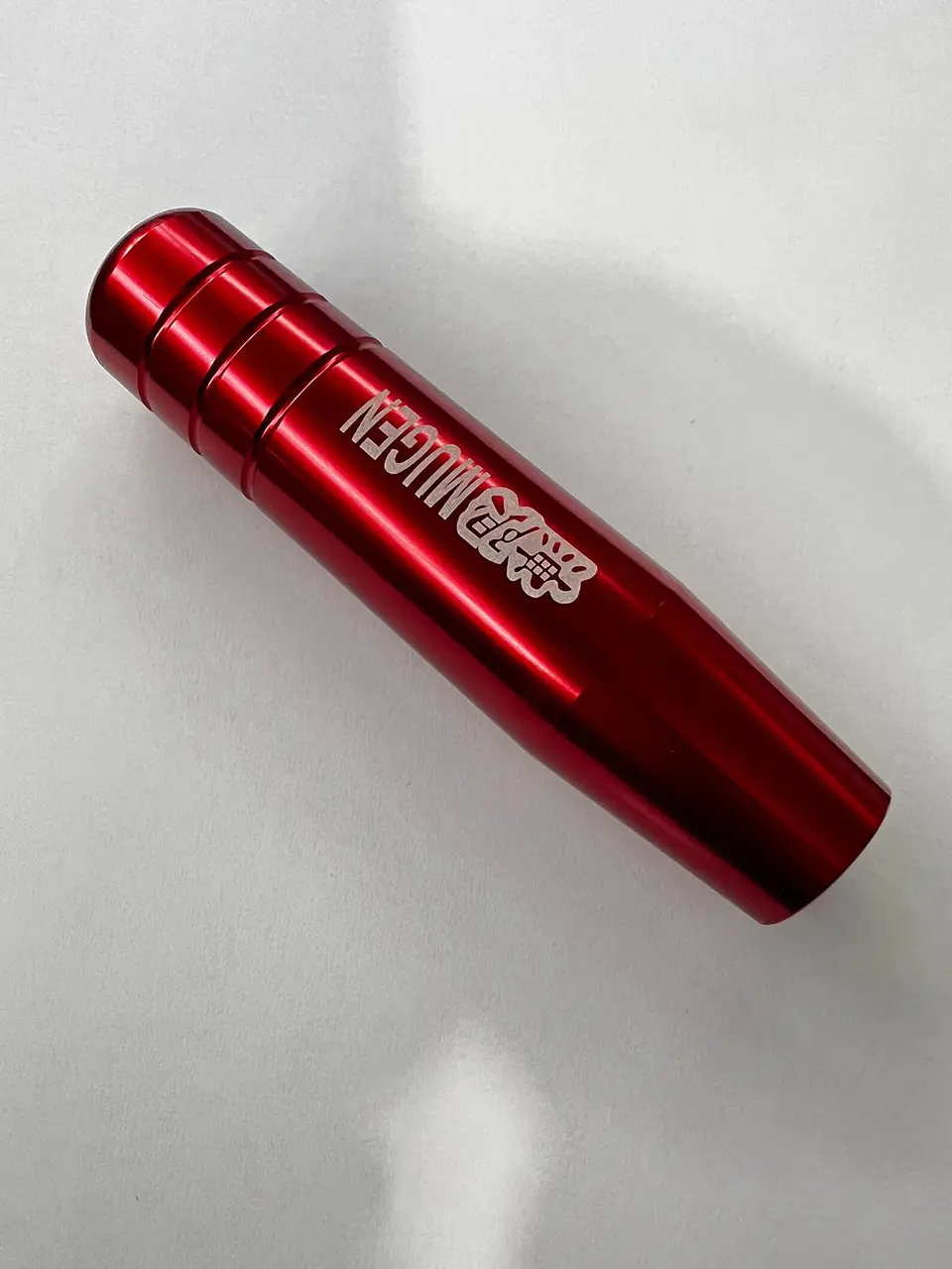 Pomo perilla palanca cambios aluminio 13cm Mugen - Rojo 7