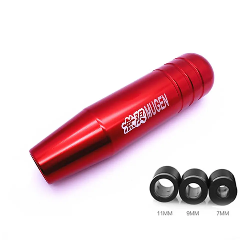 Pomo perilla palanca cambios aluminio 13cm Mugen - Rojo 1