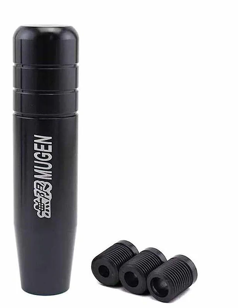 Pomo perilla palanca cambios aluminio 13cm Mugen - Negro