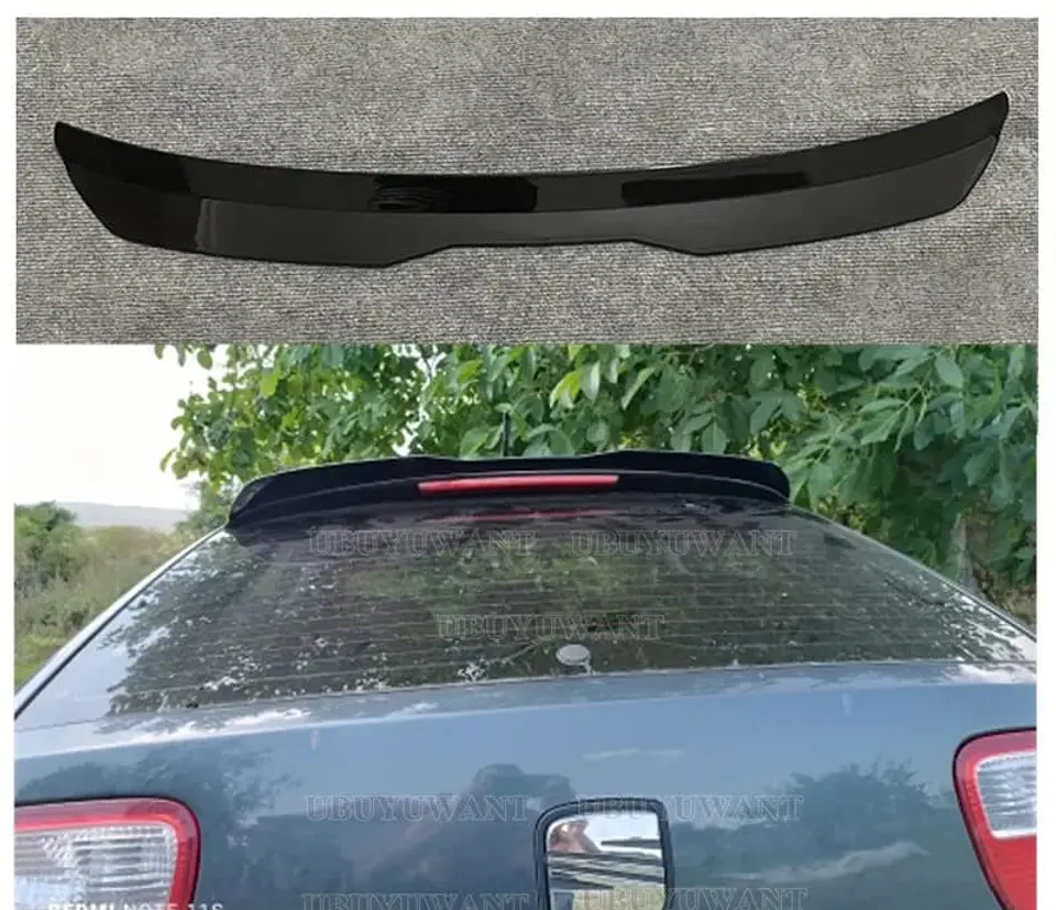 Alerón trasero plastico negro gloss 6