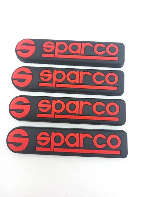 Set tope de puertas goma anticolision tope de retrovisor SPARCO