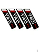 Set tope de puertas goma anticolisión tope de retrovisor TRD - Miniatura 3