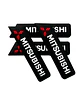 Set tope de puertas goma anticolision tope de retrovisor MITSUBISHI - thumbnail 4