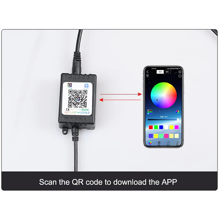 Tiras de Decoración Led para capot de autos, luces RGB  7