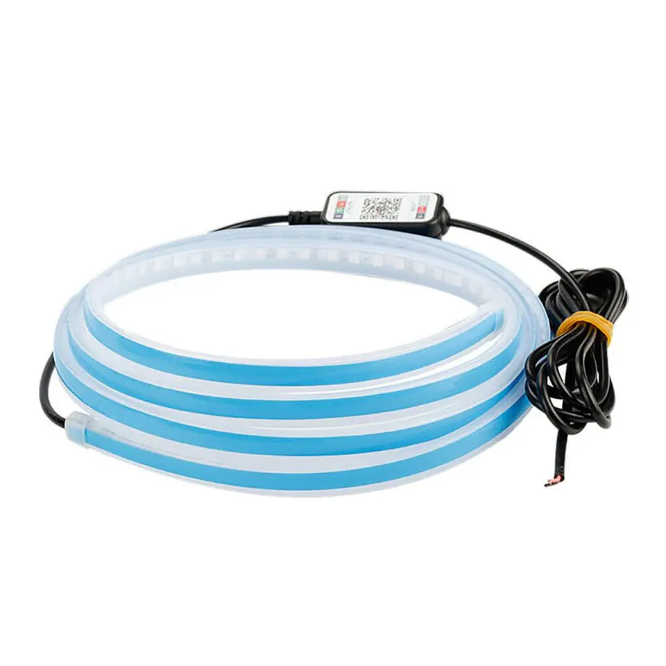 Tiras de Decoración Led para capot de autos, luces RGB 11