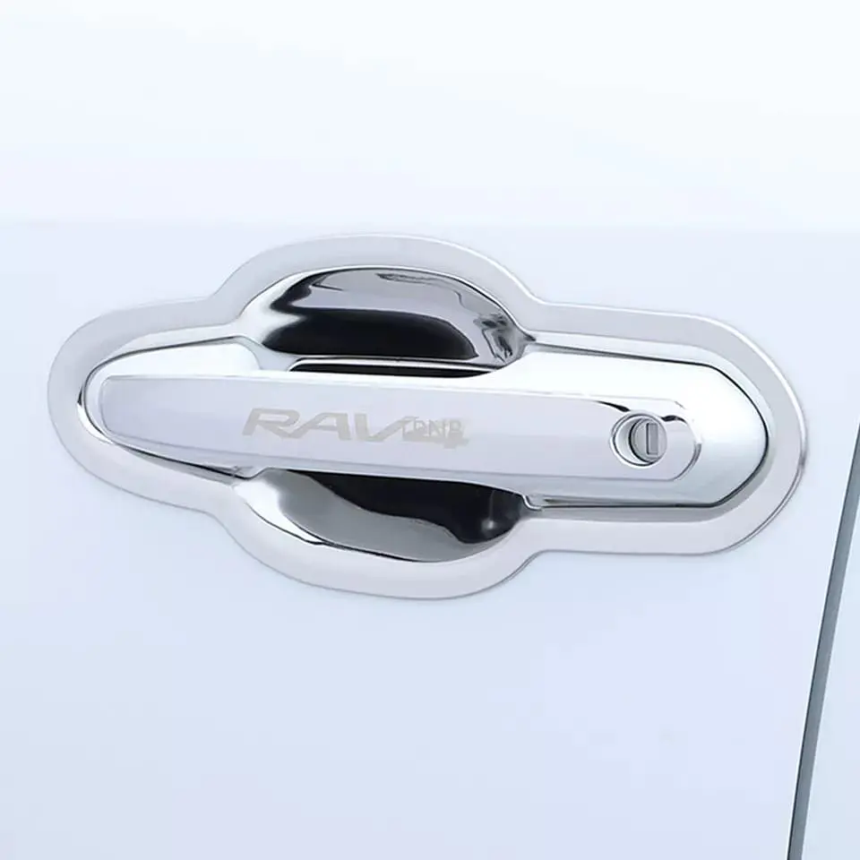 Moldura cubierta manija acero inox. - Toyota RAV4 XA50 7