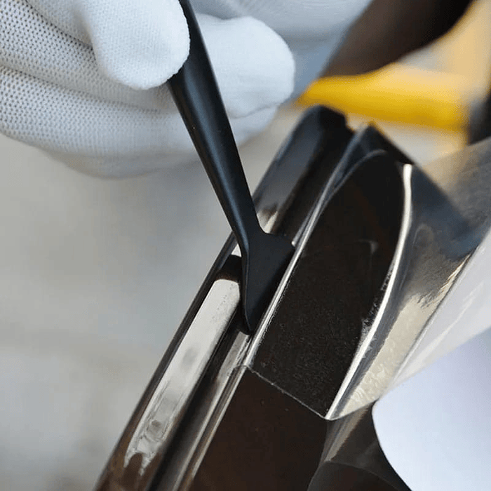 Set herramientas micro squeegee diferentes durezas plástico y metal para instalación de vinilo (Wrap), publicidad, pegatinas y mas 3