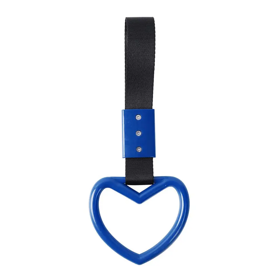 Correa decorativa auto forma corazón - Azul 2