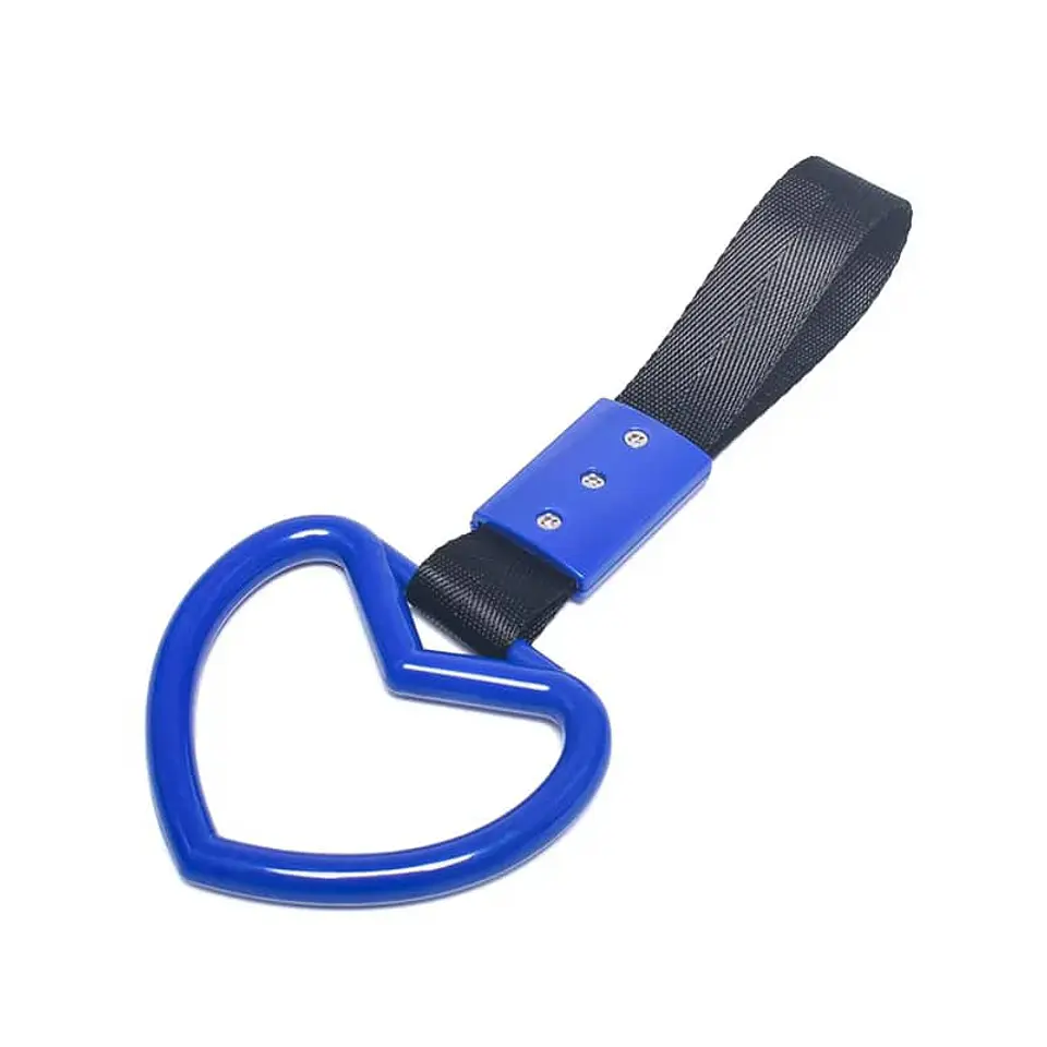 Correa decorativa auto forma corazón - Azul 4