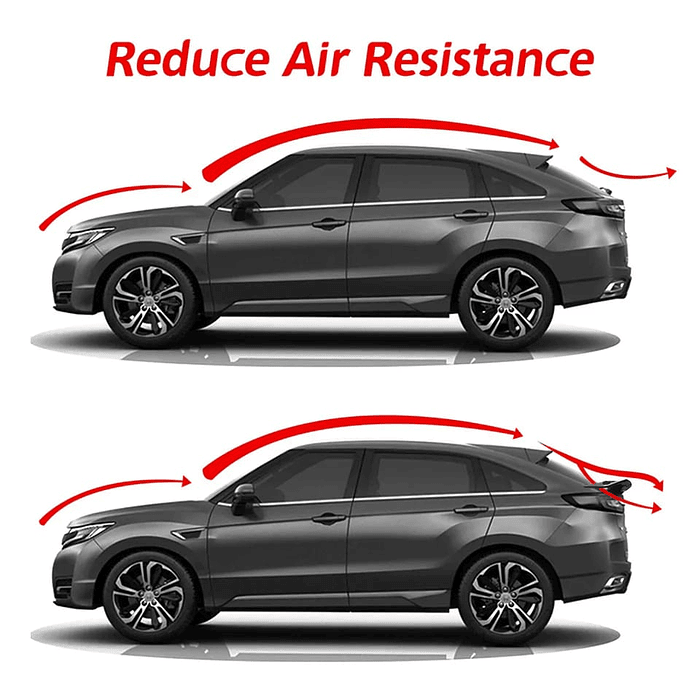 Alerón GT, spoiler tunning decorativo universal negro brillante para meletero de autos material plástico con adhesivo de fácil instalación y tercer stop reflectivo (sin led) medida 135cm 11