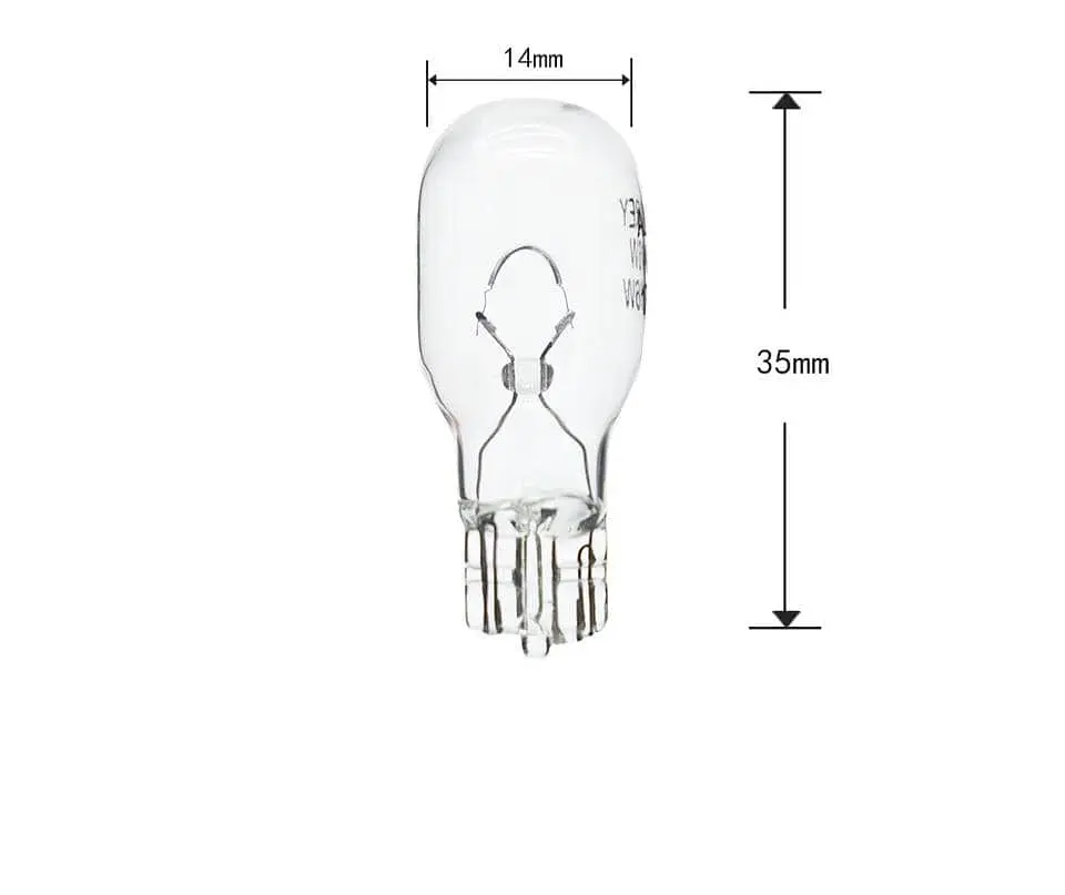 Par ampolletas - halógenas T15 W16W luces para reversa o posición 3