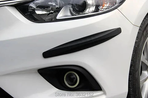 Par topes antigolpes goma Bumper universal carbono 40x4x1cm