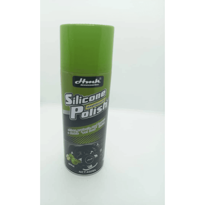 Silicona renovador de plásticos cuero y vinilo de autos con rico aroma frutal manzana protector anti resequedad y grietas 450ml 1