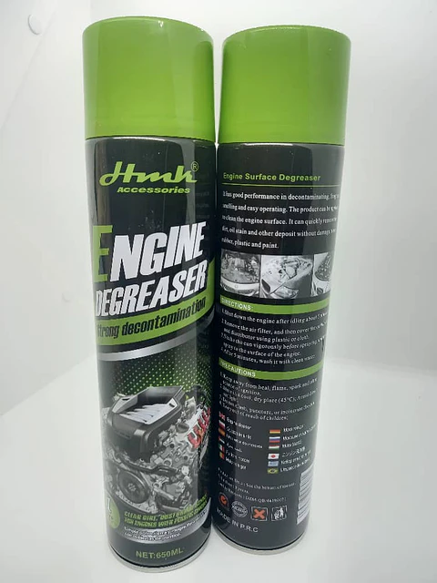 Limpiador y Desengrasante de Motor HMK 650ML remueve restos aceite