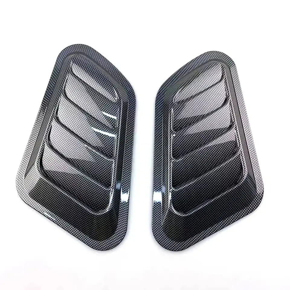 X2 Cubiertas, Toma de flujo de aire para capot de autos decorativa 2
