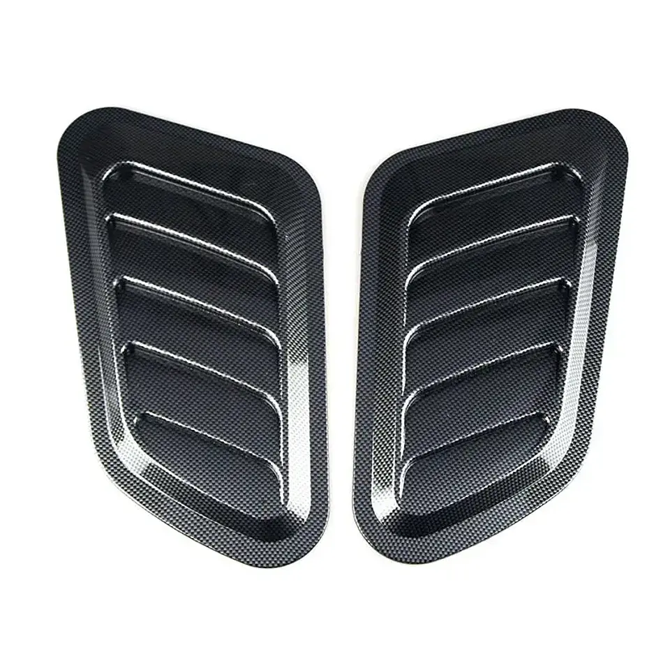X2 Cubiertas, Toma de flujo de aire para capot de autos decorativa 6