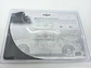 Set cubre pedales de auto, 3pzs aluminio/goma - Negro/Rojo - Miniatura 7