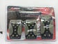 Set cubre pedales de auto, 3pzs aluminio/goma - Negro/Gris - Miniatura 5