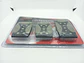 Set cubre pedales de auto, 3pzs aluminio/goma - Negro/Gris - Miniatura 8