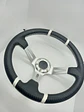 Volante deportivo universal Sparco 35cm - Centro Plata, línea Blanca - thumbnail 6