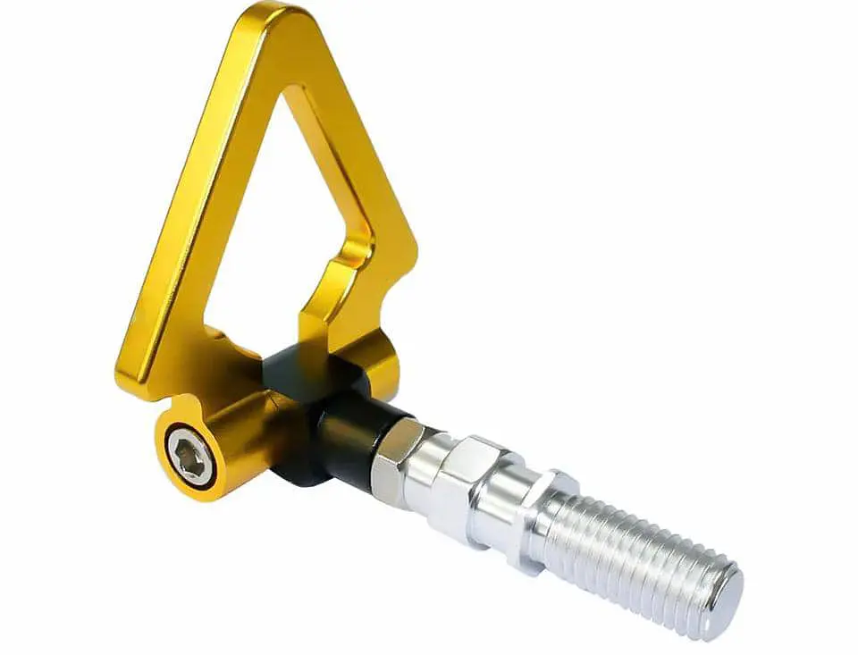 Gancho remolque Triangulo aluminio - Dorado 3