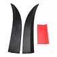Lip Alerón maletero tunning plástico - Negro Mate/Rojo - Miniatura 5