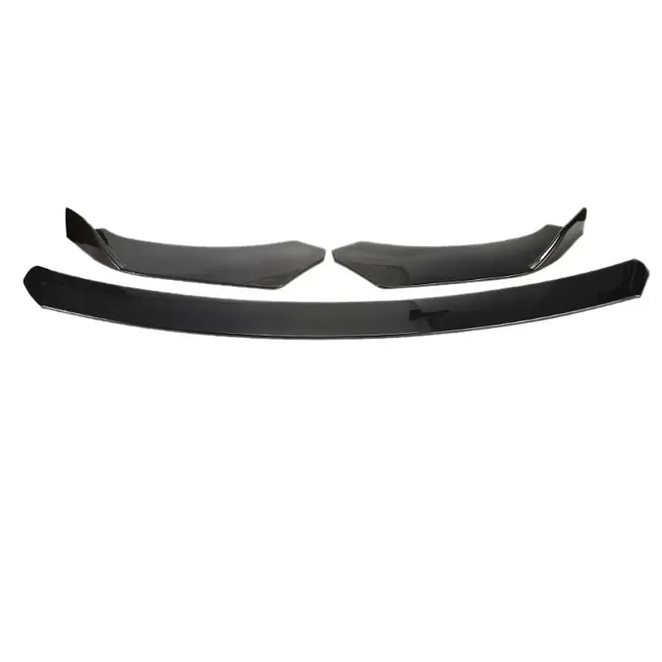 Lip Bumper - Faldón delantero Sencillo o SUV 3 piezas negro 5