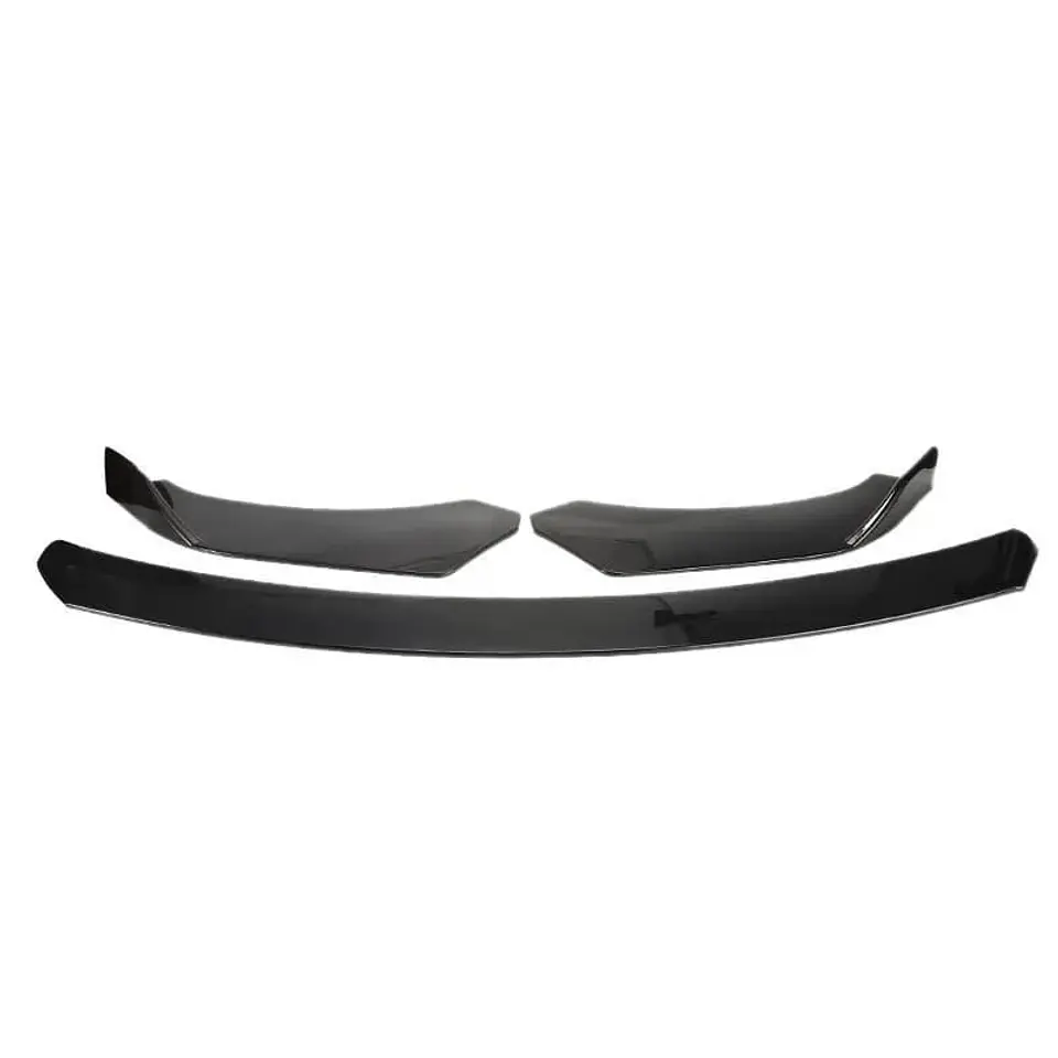 Lip Bumper - Faldón delantero Sencillo o SUV 3 piezas negro 9