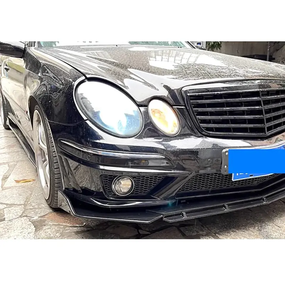 Lip Bumper - Faldón delantero o SUV 3 piezas negro brillante Gloss 8