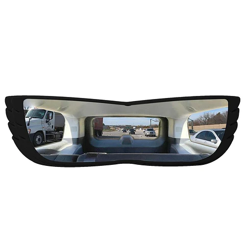 Espejo retrovisor universal convexo, gran angular, antideslumbrante