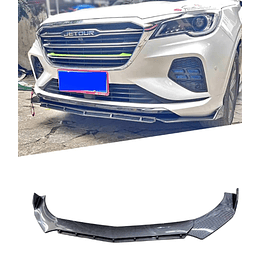 Lip Bumper Faldón delantero para autos o SUV  3 piezas tipo fibra de Carbono