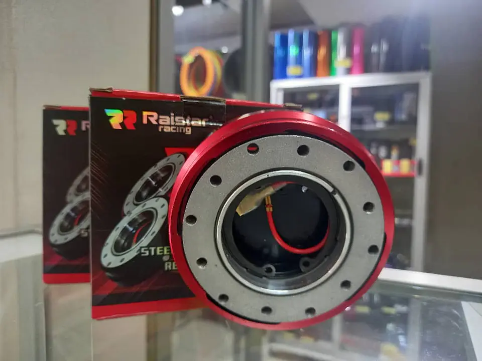 Masa desmontable slim volantes acero 90mm - Rojo 2