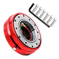 Masa desmontable slim volantes acero 90mm - Rojo - thumbnail 13