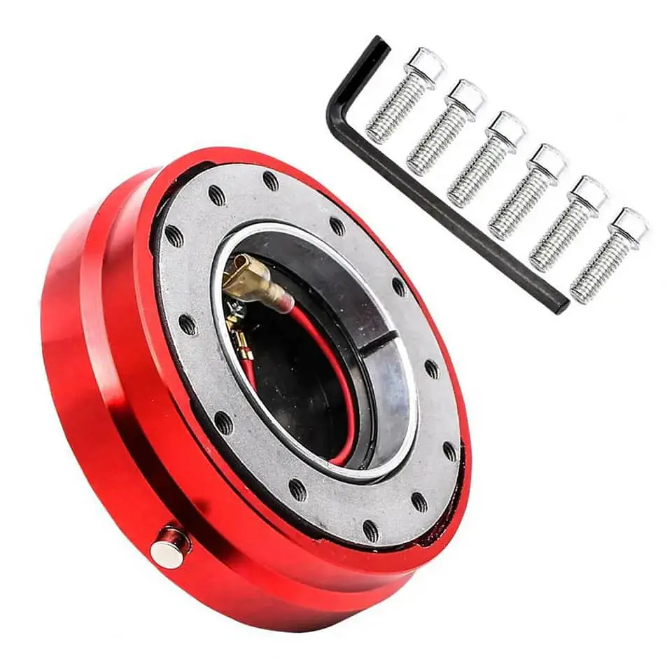 Masa desmontable slim volantes acero 90mm - Rojo 13