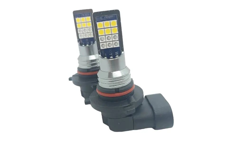 Par ampolletas LED bicolor 9005-9006 4800Lm 12V - Amarillo con Azul 11