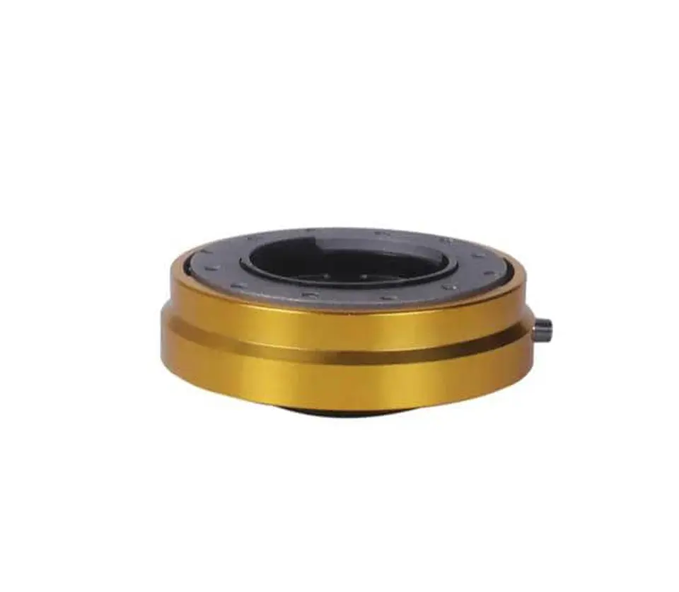 Masa desmontable slim volantes acero 90mm - Dorado 4