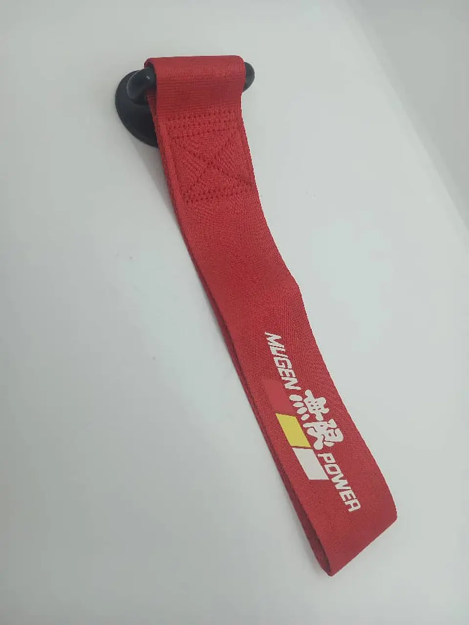 Cinta correa remolque pegado Mugen -Rojo 6
