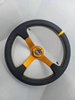 Volante deportivo universal Sparco 35cm liso - línea amarilla - Miniatura 12