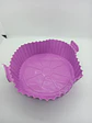 Cesta de silicona para freidora de aire, bandeja reutilizable morado - Miniatura 6
